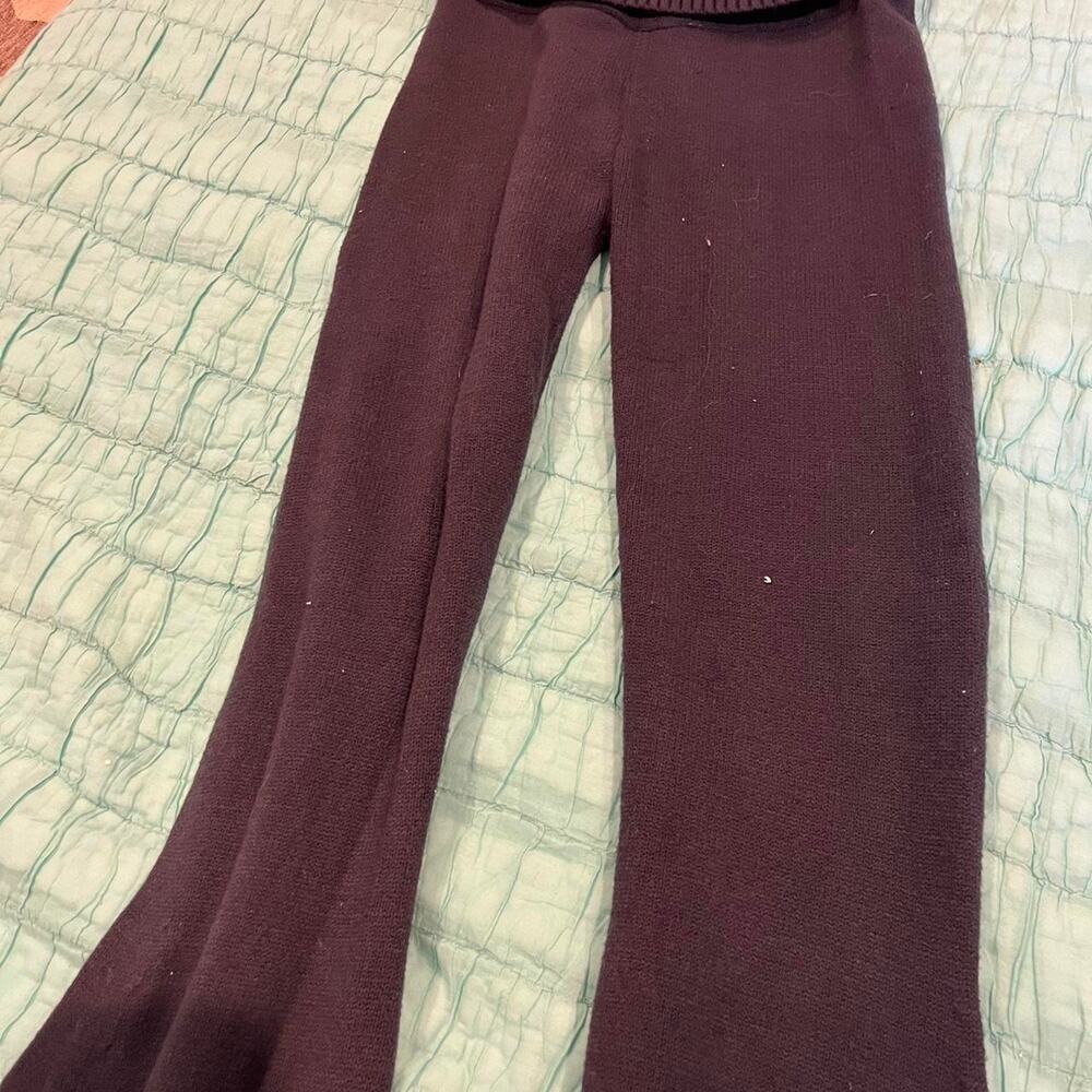 Edikted navy flare pants